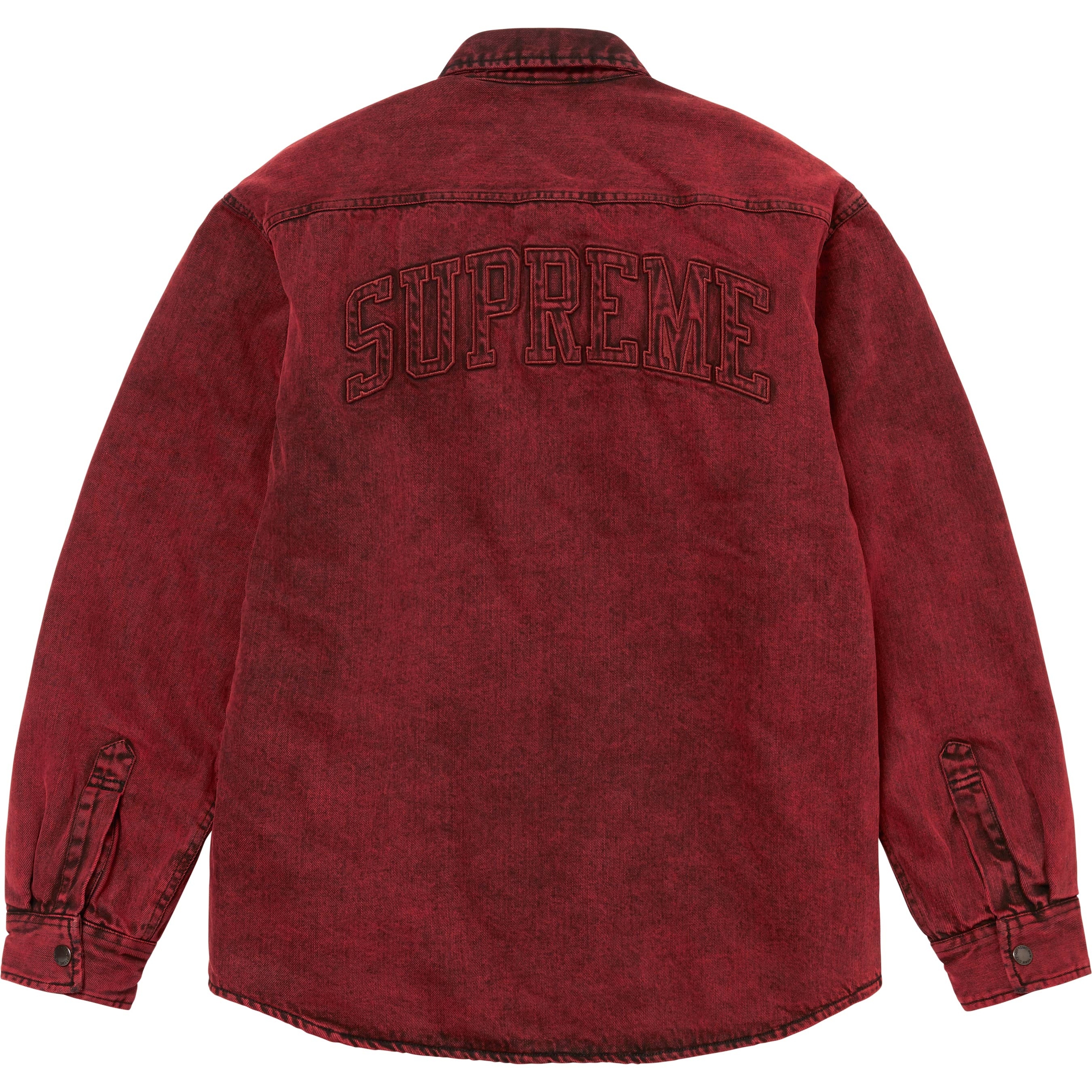 Faux Shearling Lined Work Shirt view 20